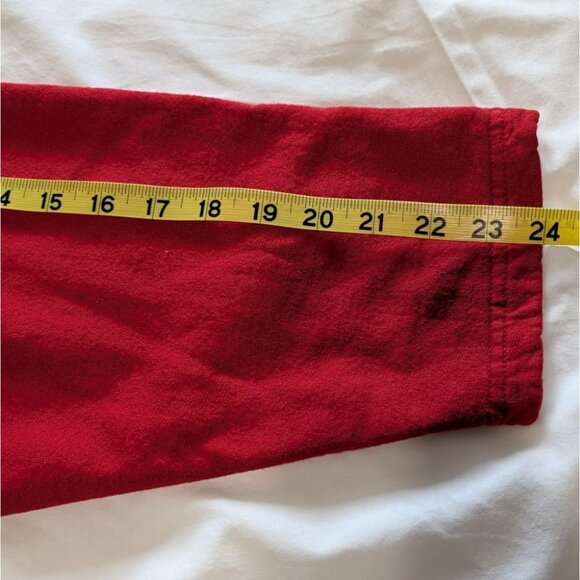 Nu Views Vintage Red Cardigan XXL 100% Cotton Button Abstract Embroidery - Picture 14 of 14